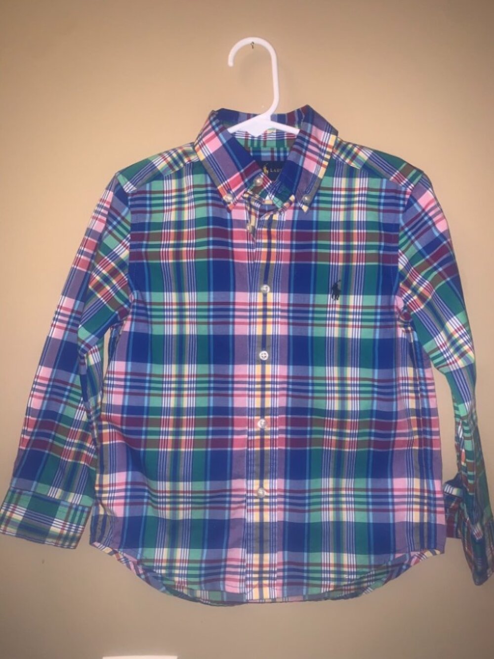 NWOT Polo Ralph Lauren Plaid Button Down Shirt